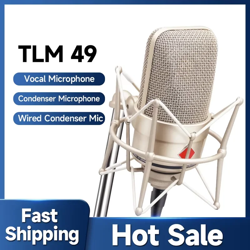 

TLM 49 Set Large Diaphragm Condenser Microphone for Studio Project Home Recording Vocals Instruments High Quality