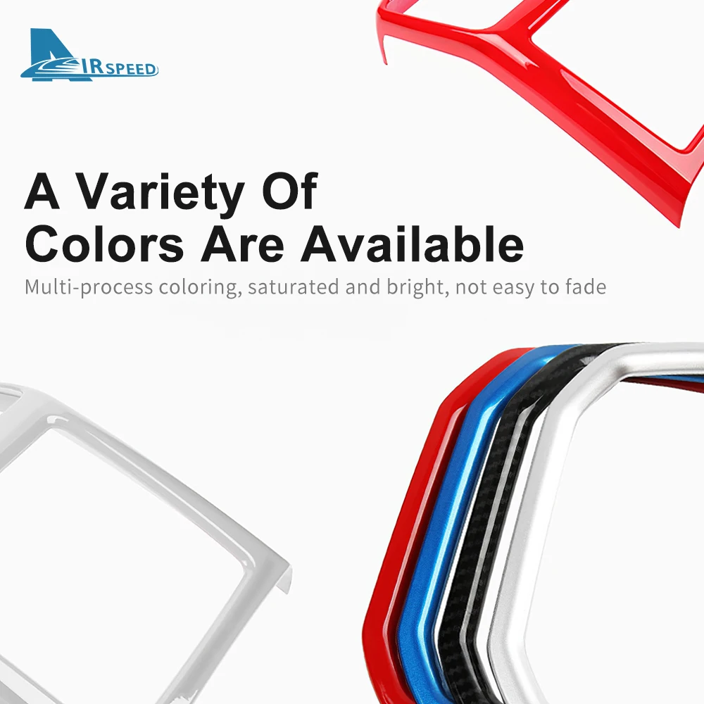 كروم ABS سيارة الخلفي تنفيس الهواء غطاء المخرج لبورش ماكان 2014-2022 2023 ملصق الداخلية الكسوة RHD LHD التصميم اكسسوارات #3