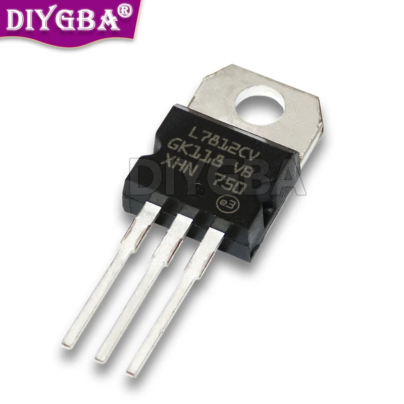 20PCS 100% New L7812CV TO-220 L7812 LM7812 7812 New Positive-Voltage Regulators IC Chipset