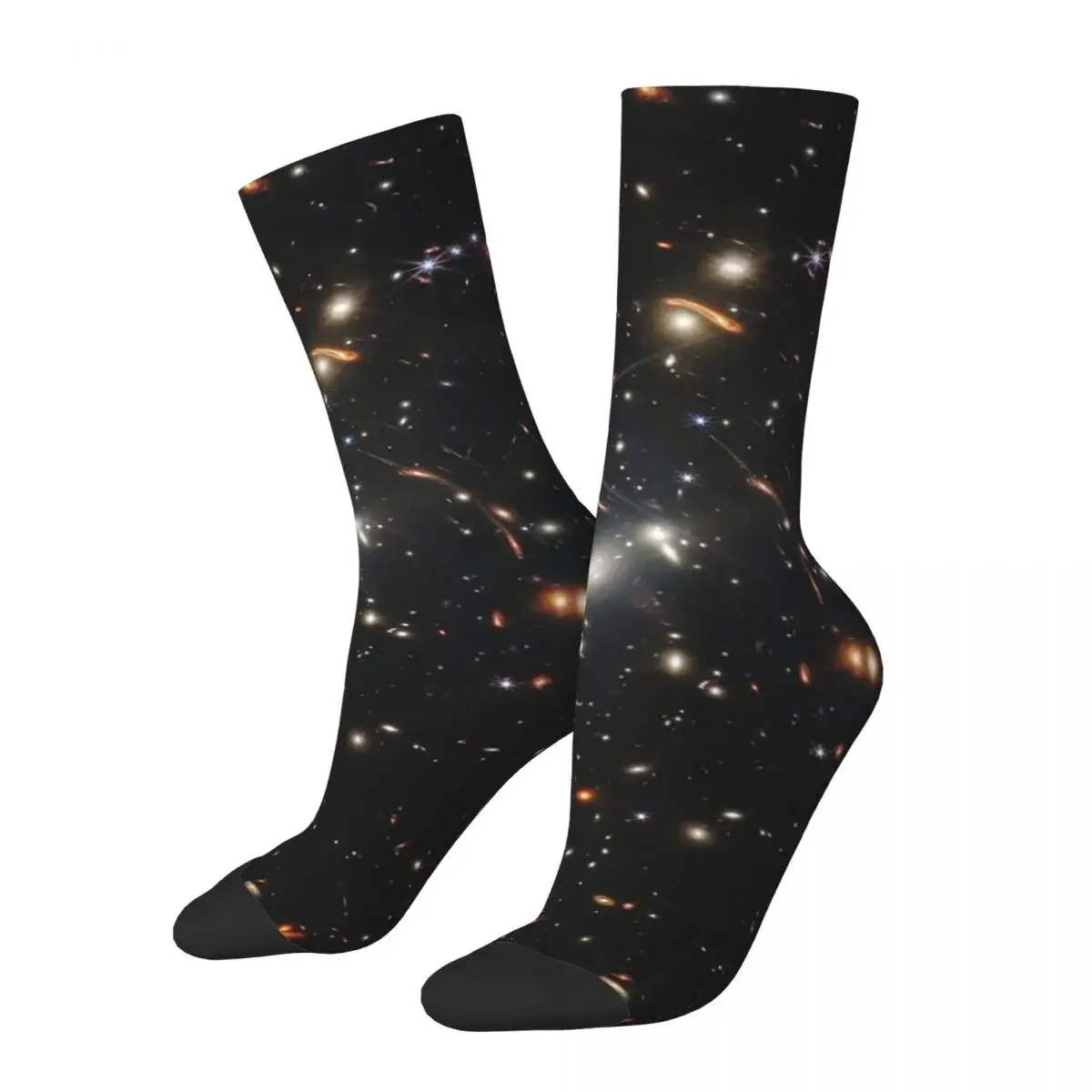 

NASAs James Webb Space Telescope First Deep Field Image Galaxy Cluster Socks High Quality Stockings All Season Long Socks