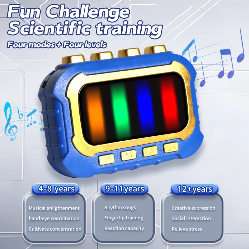 Fingertip rhythm Finger drumming palm rhythm game machine children's challenge course concentration reaction intelligence toys