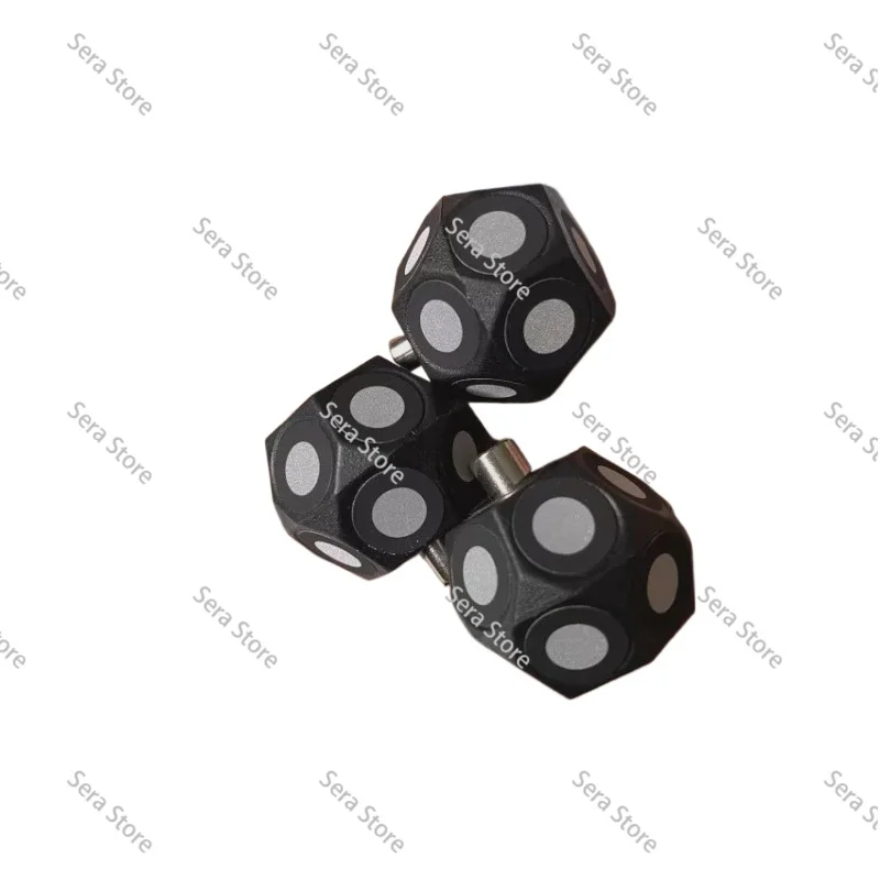 Marking points, handheld high-reflective markers, target points, 3D scanning of spherical polygonal shapes using a 3D scanner