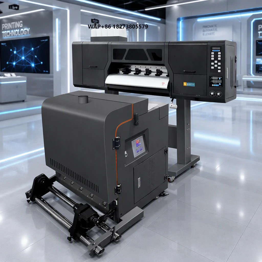 Factory direct sales high-resolution color double-head inkjet A1 DTF printing equipment