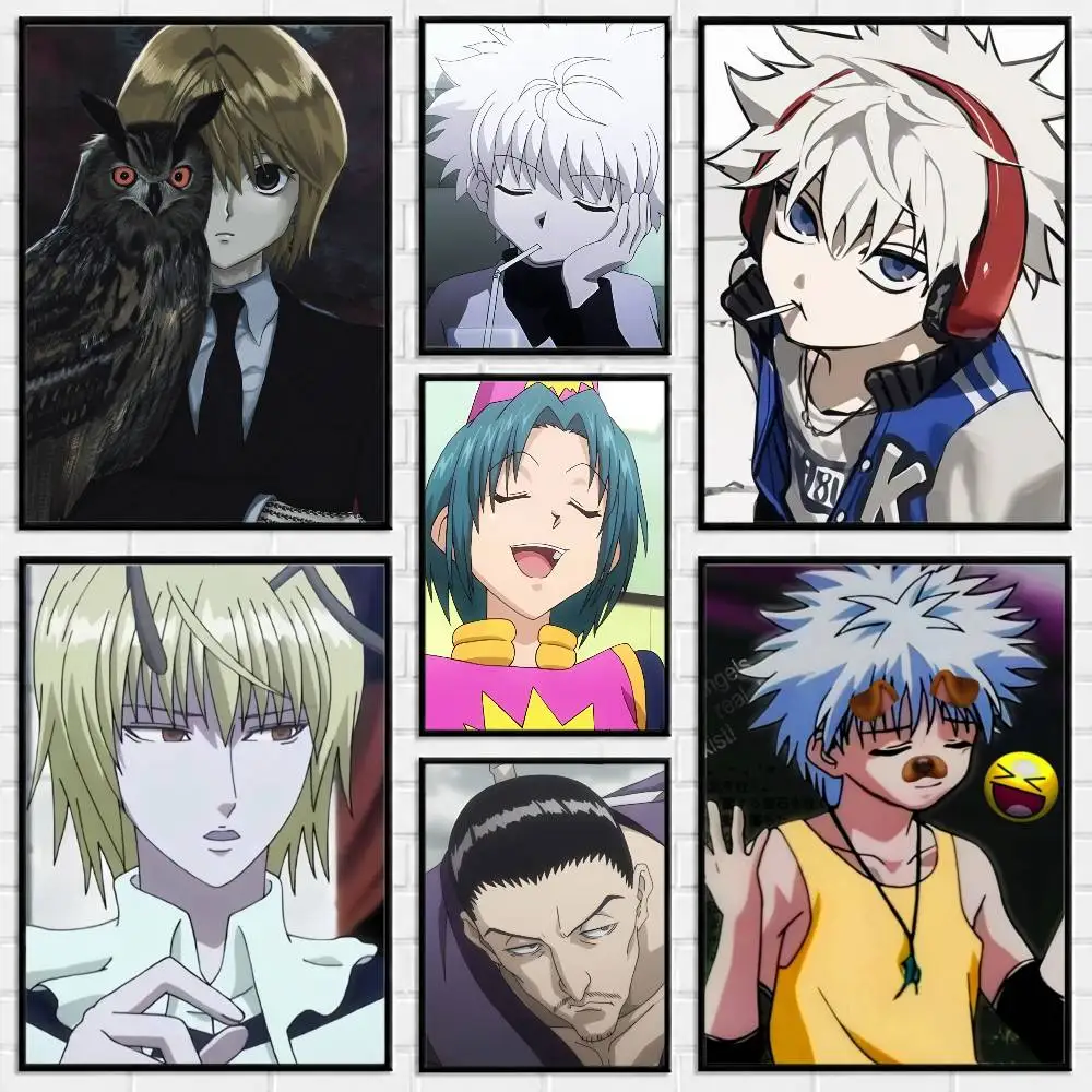 H-Hunter x Hunter Poster Versatile HD Waterproof Wall Art Self-Adhesive Decor for Any Space Ideal Gift