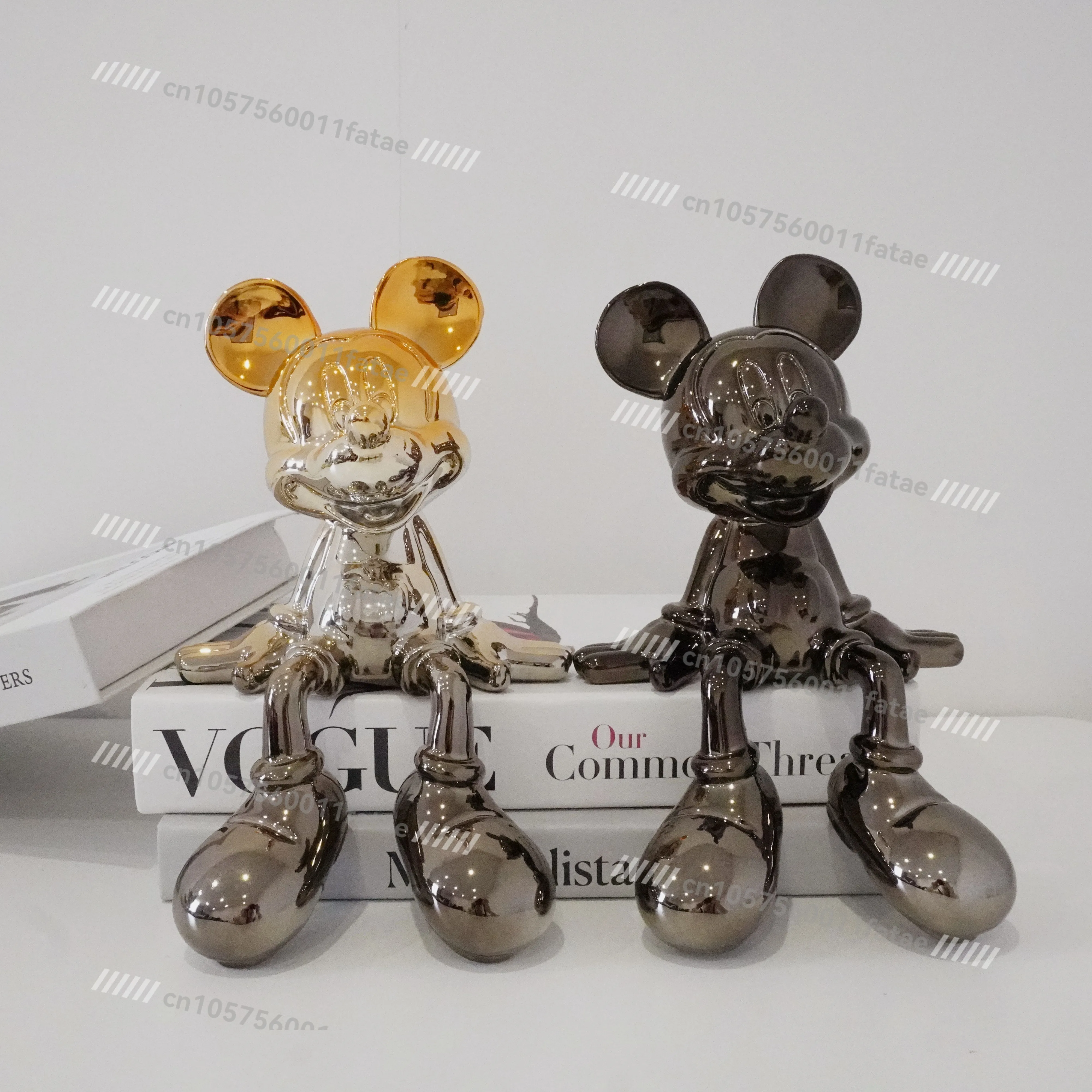 Internet Celebrity Sitting Ornaments, Modern Cartoon Dolls, Study Living Room TV Cabinet Floor Decorations