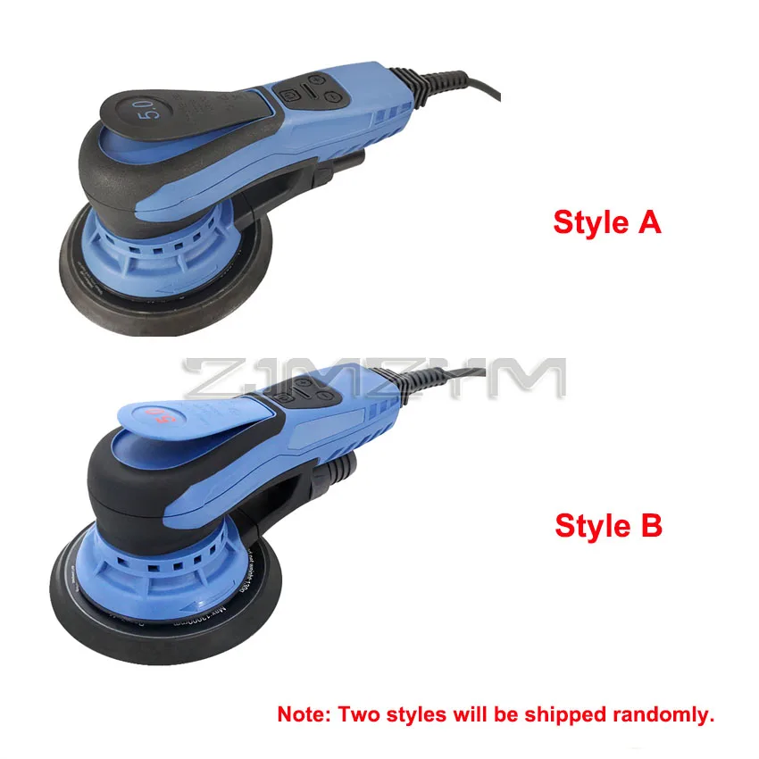 6-inch Electric Sander 350W Carbon-free Brush 6-speed Variable-speed Sanding Tool Car Paint Putty Wood Dry Sanding and Polishing