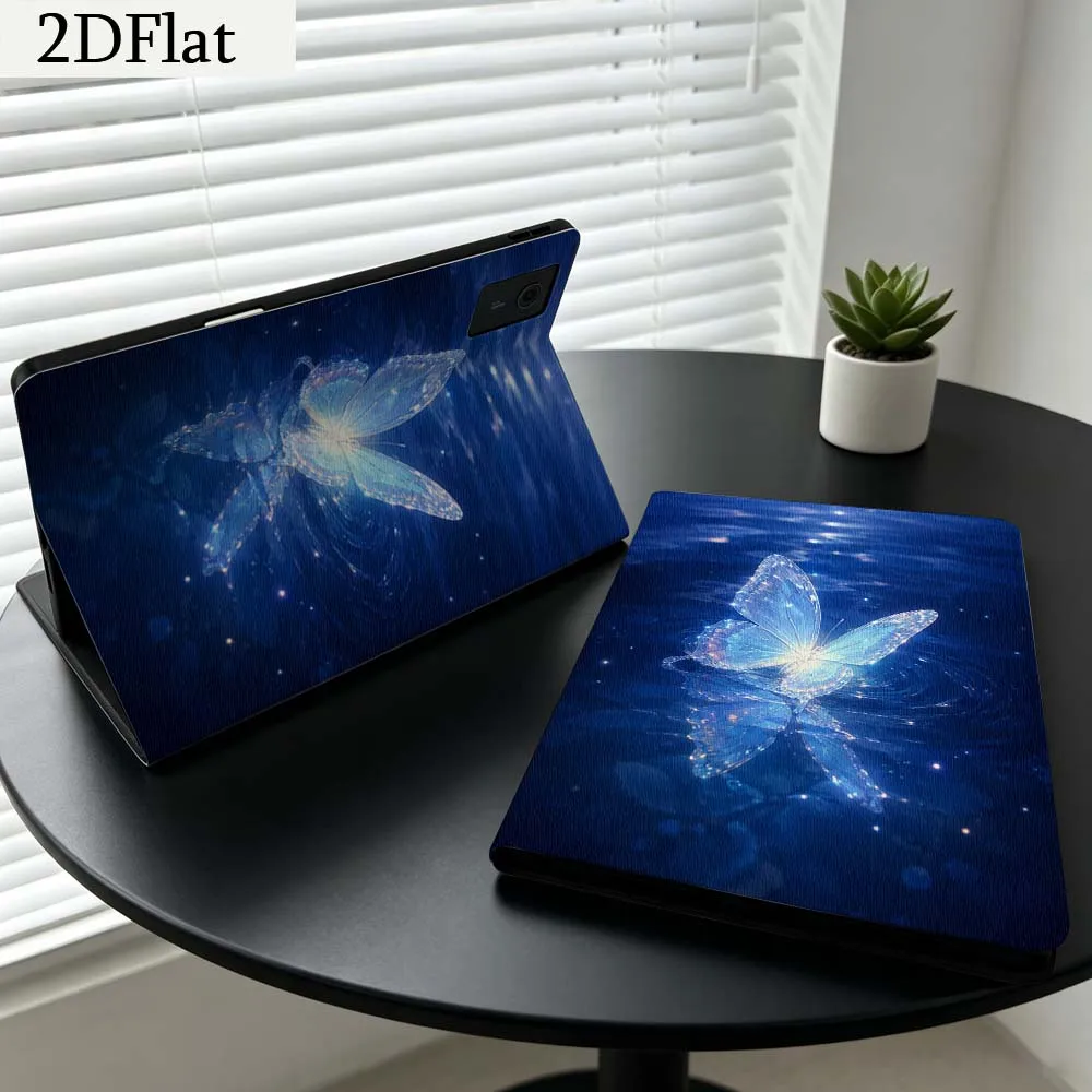 Blue Butterfly Water Ripple Gift For Lenovo Xiaoxin Pad Pro Tab K11 K10 Y900 3rd Y700 P11 P12 11.5 12.7 8.8 Inch Tablet Case