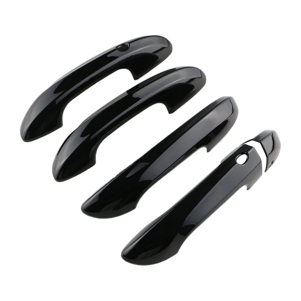 Car Exterior Door Handle Cover Trim Decoration for MG 4 MG4 EV Mulan 2022 2023 2024 LHD Accessories ABS Carbon Fiber