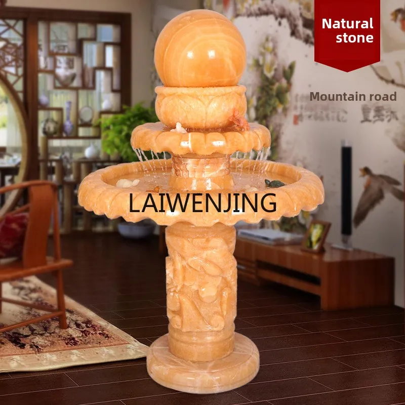 

SGF large floor rotating ball water fountain new house decoration