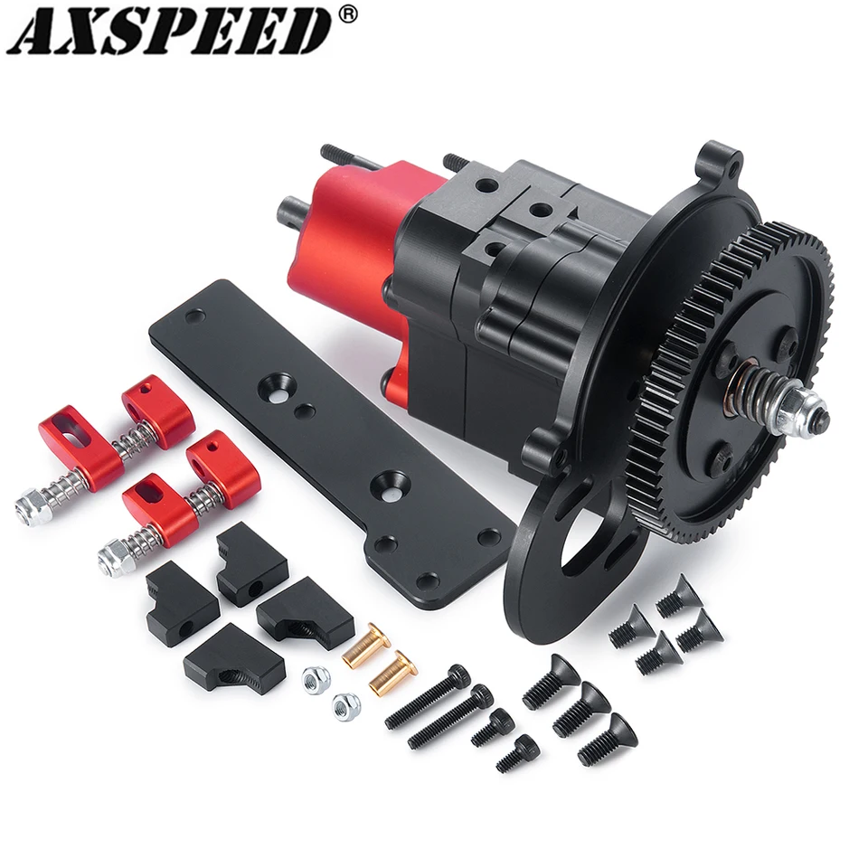 Dilwe RC Boîte De Transfert, Boîte De Transfert En Métal Pour Voitu Rc Crawlers 1 10 D90 D110 Axial Scx10 Amz B07pnqlg3j
