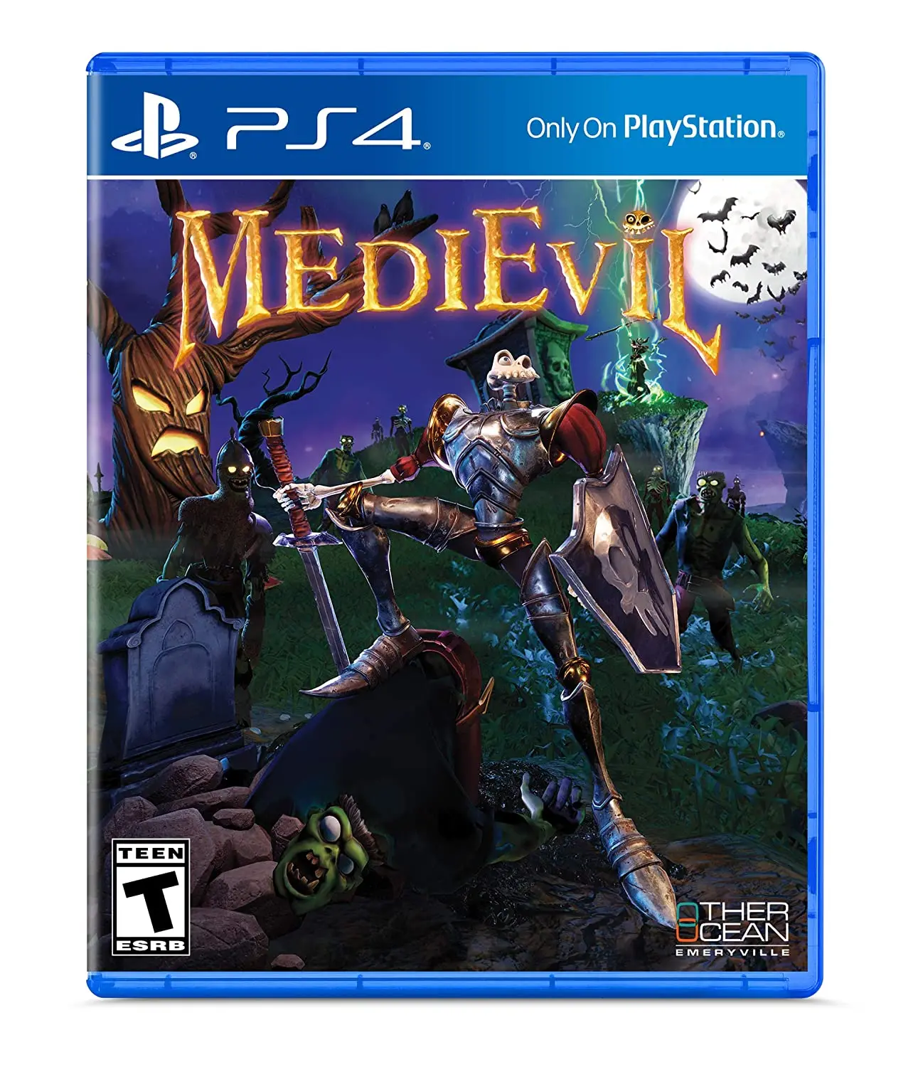 MediEvil PS4 Playstation 4 Disk Video Game controller Gaming station Console Gamepad switch command Gameplay super Accessories