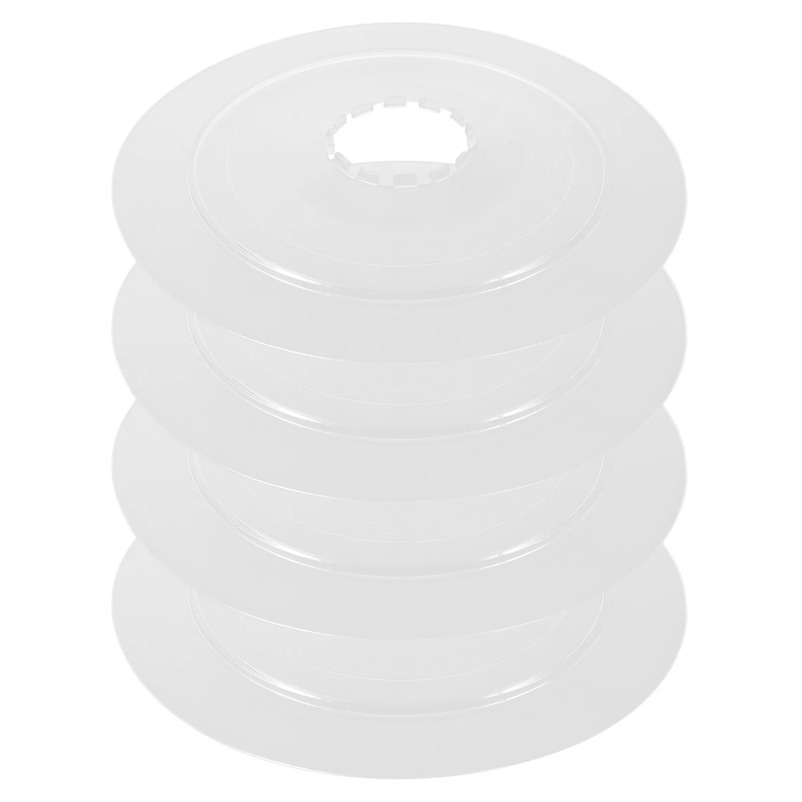 

4Pcs Flywheel Guard Bicycle Card-Type Four-Claw Rear Spoke Protector Bike Flywheel Cover Mountain Bike Accessories Clear Plastic