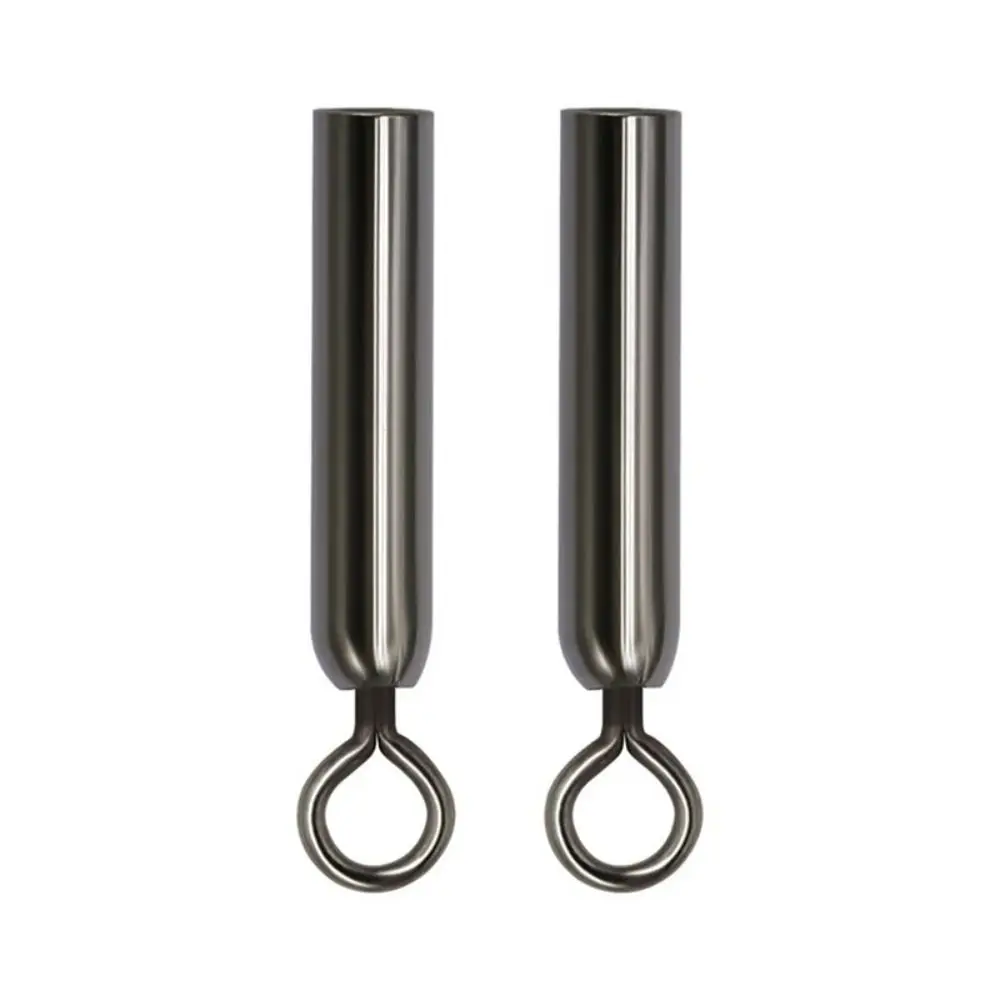 

10pcs 360 Degree Straight Floats Connector Straight Type Swivel Fishing Floats Holders Wear Resistance Freely Rotating