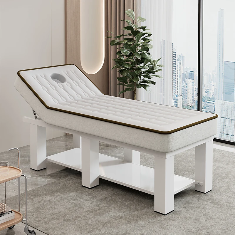 Latex beauty bed beauty salon special Chinese medicine massage massage massage physiotherapy ear pattern embroidery bed moxibust