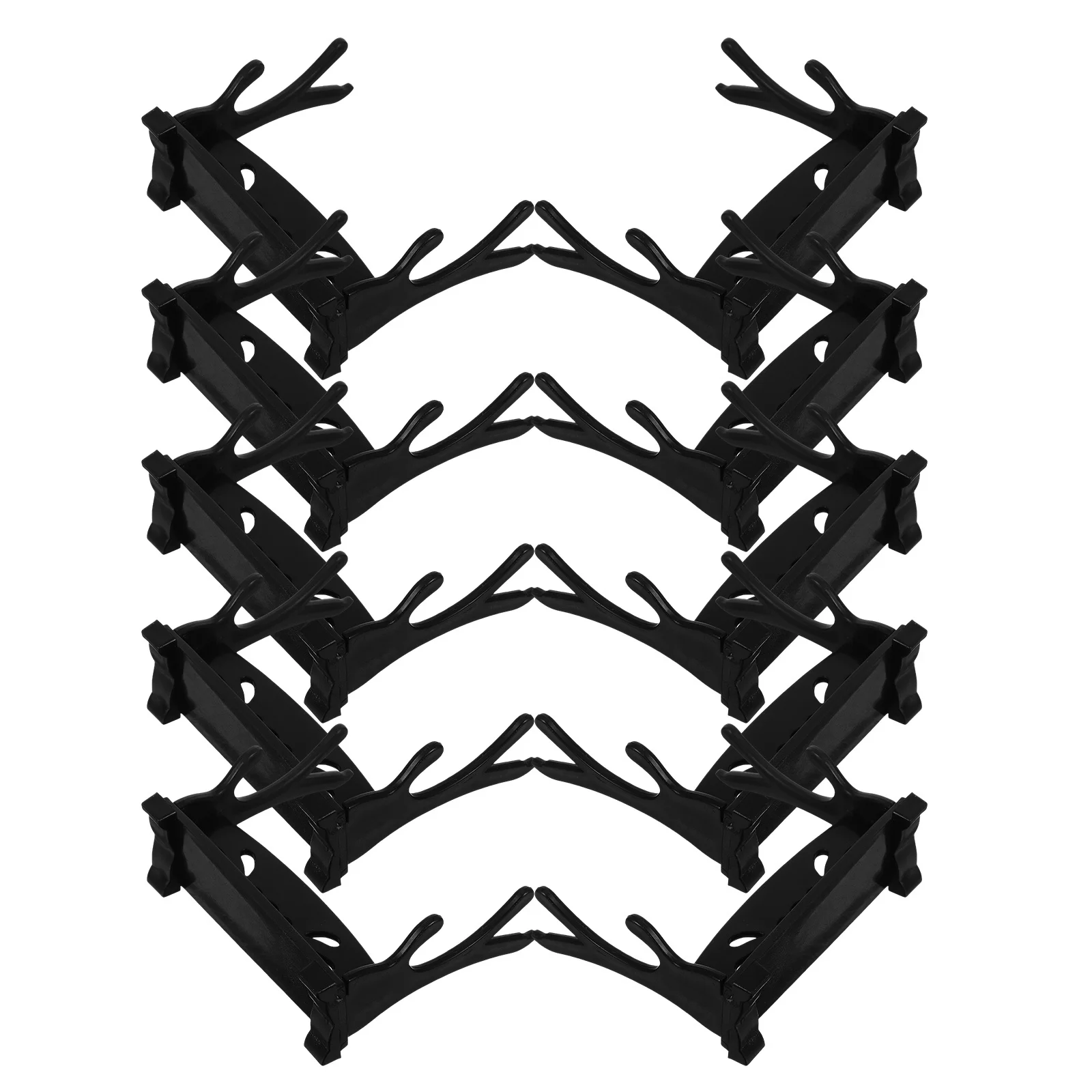 

20Pcs Sword Display Rack Two-Layer Desktop Stand Organizer for Miniature Sword Holder Shelf Storage Display Swords Holder