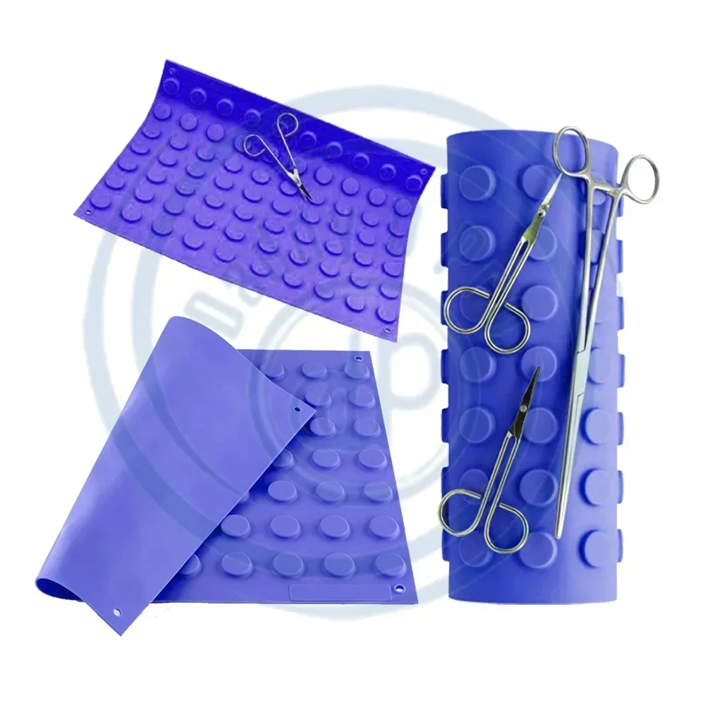 2pcs/New Arrivals Purple Surgical Mat /Pad for Surgical Instruments Top Ranked Instrument Trays Mat