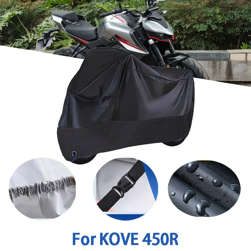 

Motorcycle Full Covers For KOVE 450R Car Outdoors Sun Protection Dust No Ear Thickened Oxford Clothcover Accessories