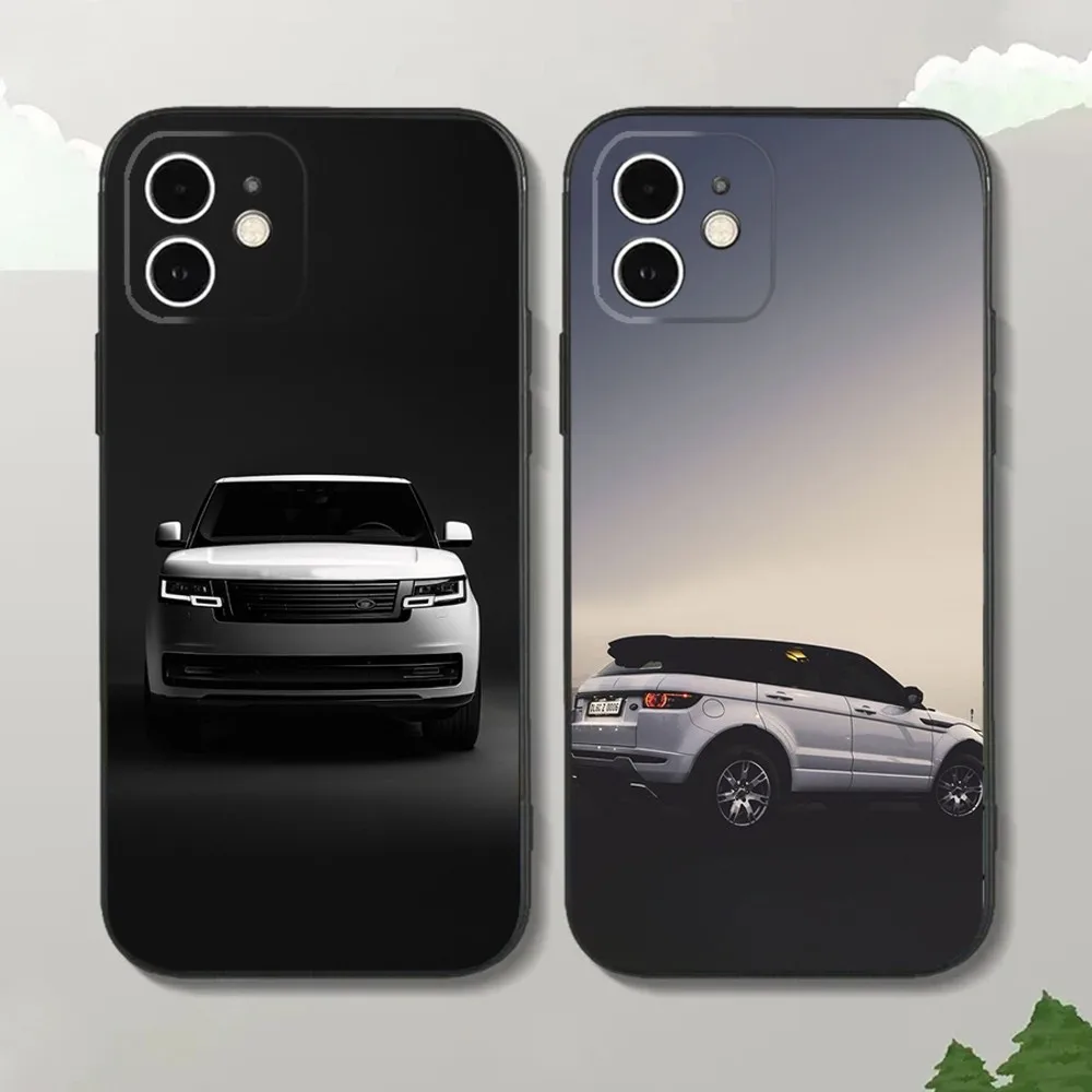 

SUV Car R-Range R-Roveres Phone Case For iPhone16,15,14,13,12 Mini 11 Pro XR,X,XS,MAX 7,8 Plus Silicone Cover Soft Black