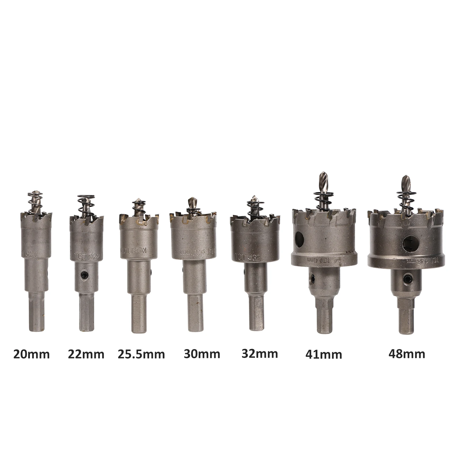 Tungsten Carbide Tipped Hole saw 20/22/25.5/30/32/41/48mm Weldless Bulkhead DIY Brew Kettle Keg Cooler Hole Drilled Tool