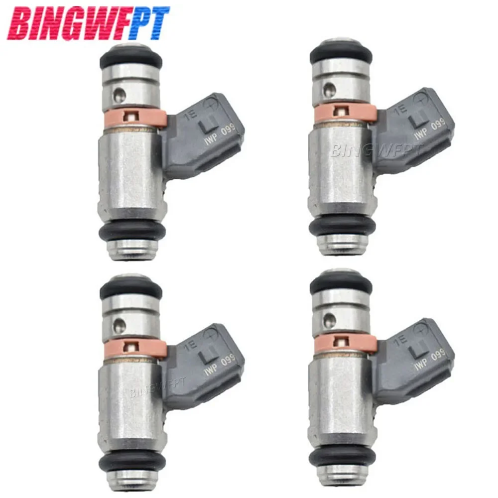 4x Fuel Injector IWP099 8200025248 8200051963 0280158168 IWP-099 For Renault Clio II Kangoo Twingo Thailia 1.2(i) 16V