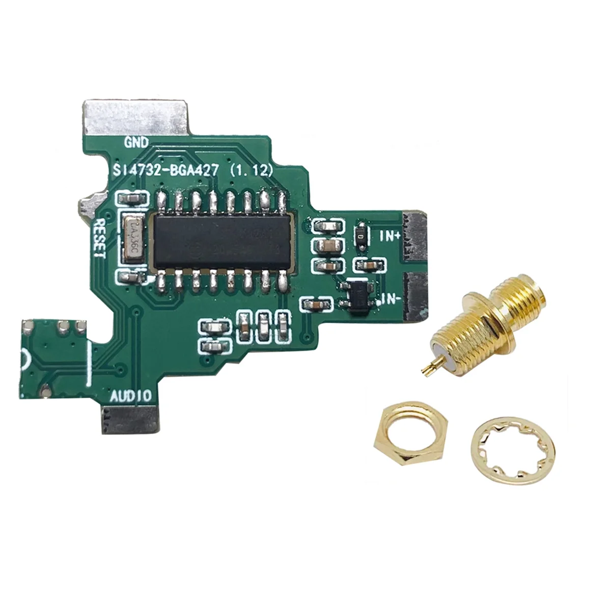 SI4732+BGA427 Module+SMA-50KY Connector Filter Amplified Version for Quansheng UVK5/UVK6 Intercom Modification Module