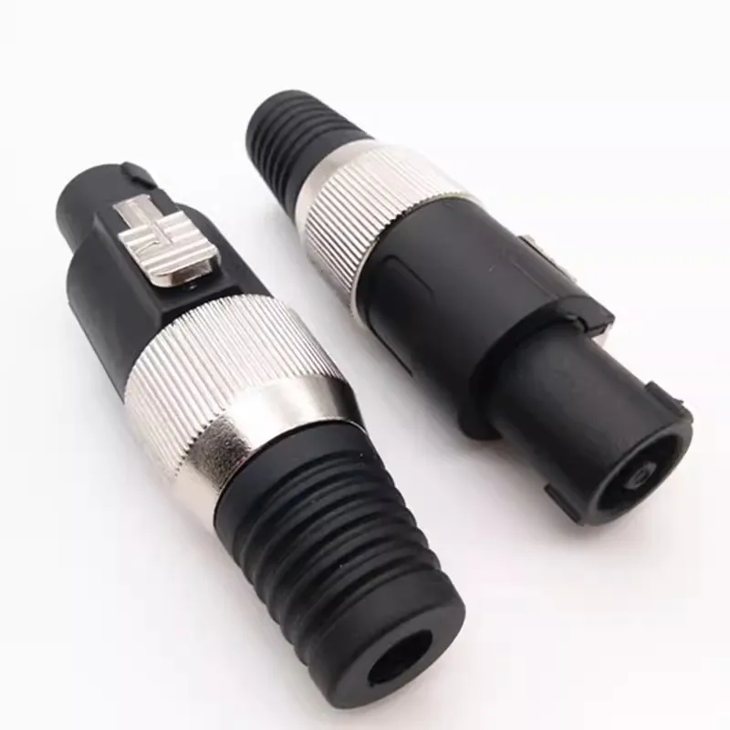 5/20/100PCS New Metal Four-Core Professional Plug 4Pin Speaker Plug NL4FC Audio Plug Ohmic Plug