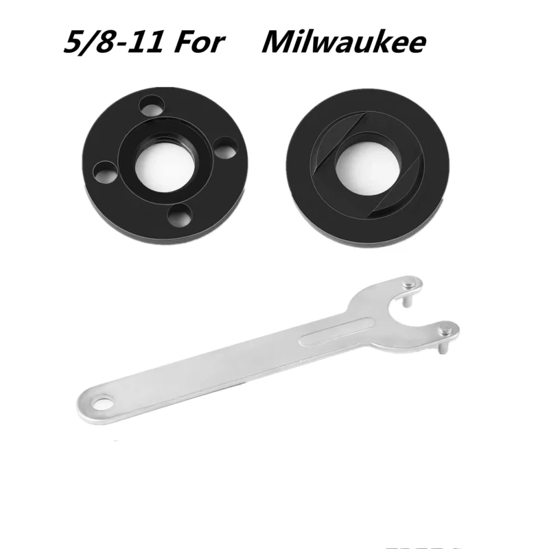 Imagem -03 - Prensando Placa Ângulo Moedor 811 Polegada Flange Chave Inglesa Metal Porca de Bloqueio Conjunto Ferramentas Makita Liberação Rápida Substituição de Energia