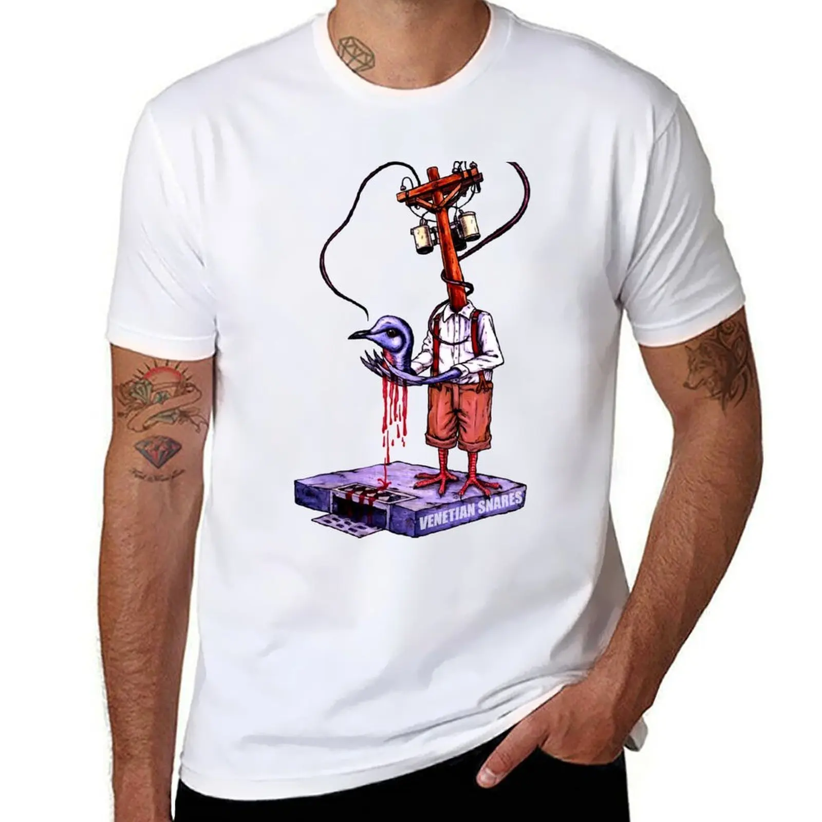 

Venetian Snares Merch T-Shirt t shirt man designer t shirts for man cotton T-Shirt