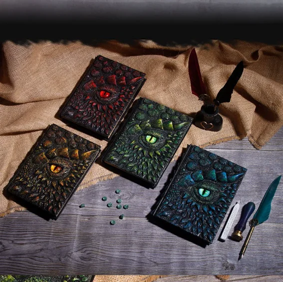 

Resin Dragon Book Devil's Eye Dragon Book Resin Ornaments