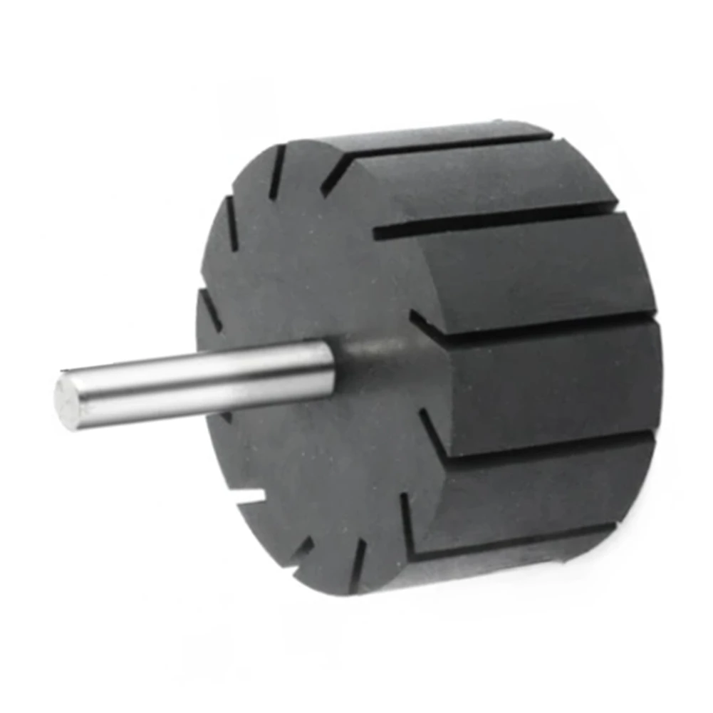 

ABKW-Slotted Sanding Drum Grinding Head Rubber Frame Tensioner For Metal Rust Removal, Grinding And Trimming