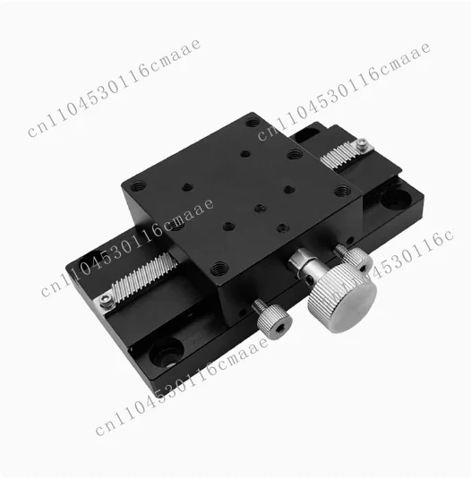 

Подходит для оптической платформы E-EIM0/62-L, сменный блок для перемещения по оси X с длинным ходом, тонкая настройка по направляющей типа «ласточкин хвост»