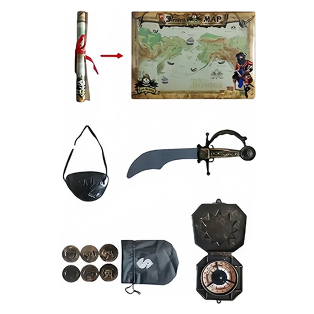 공포 무서운 해적 코스프레 어린이 소년 소녀, 해골 인쇄 의류, 무대 코스튬, 어린이 역할극, 멋진 파티 천