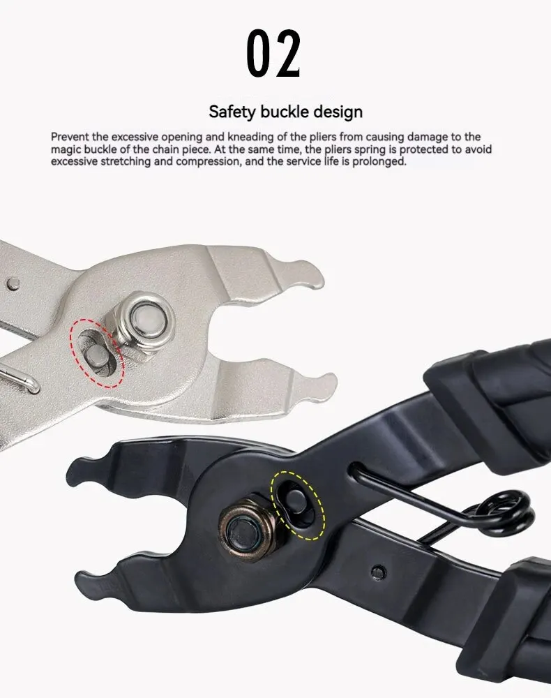 Fahrradkette Magic Buckle Zange Mountainbike Schnellverschluss Schnalle Magic Buckle Entfernungs- und Installationsschlüsselwerkzeug – Detail 4
