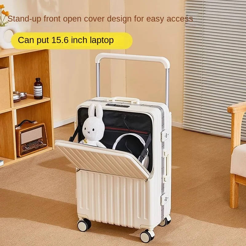 Wide Handle Front Opening Luggage 20\