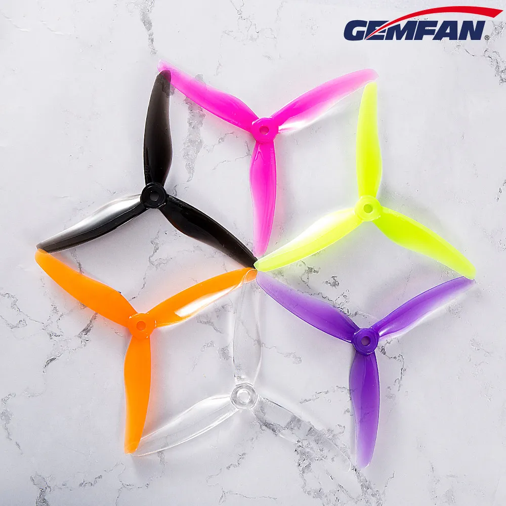 2/6/12Pairs Gemfan 51433 5inch 3-Blade FPV Propeller Props CW CCW for RC FPV Freestyle Racing Drone DIY Upgrade Accessories
