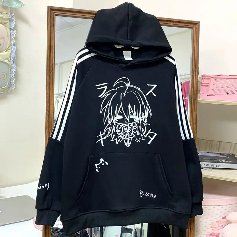 Spring Autumn Jackets Cartoon Anime Hoodie Punk Hooded Sweatshirt Harajuku Y2k Tops Japan Pullover Aesthetic Clothes Tops New