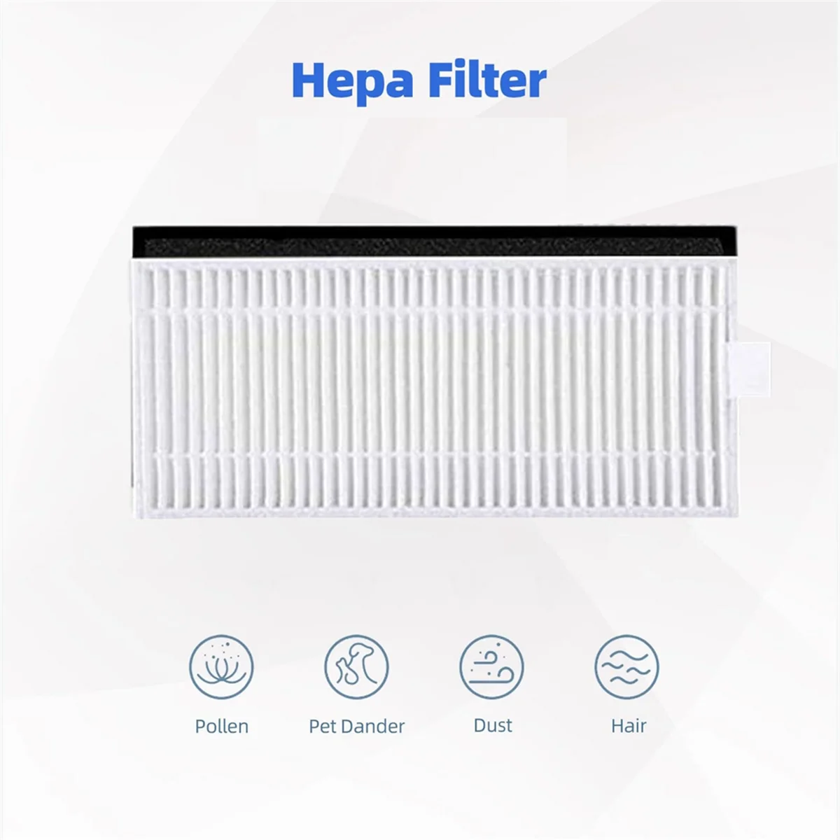 Compatible For AIRROBO P20 Robot Vacuum Cleaner  Main Side Brush Hepa Filter Accessories Replacement Spare Parts Attachment Kit