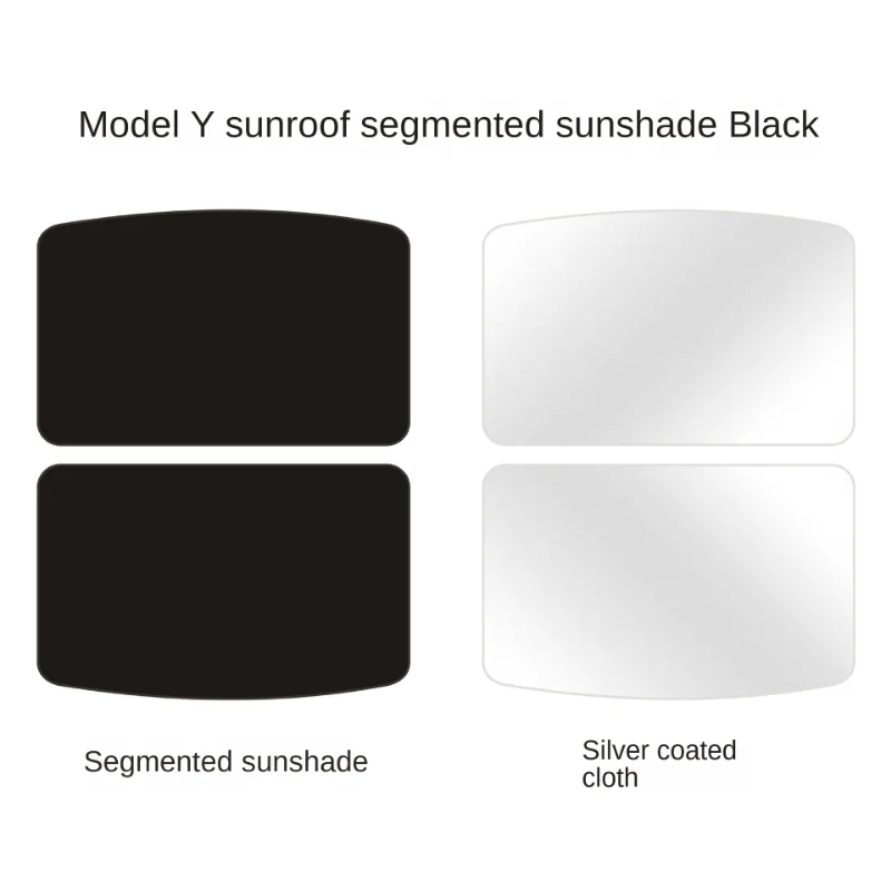New Model Suitable for Tesla Model Sunroof Sunshade Split Type Car Interior Ceiling Sunroof Sunshade Car Cooling Sunshade