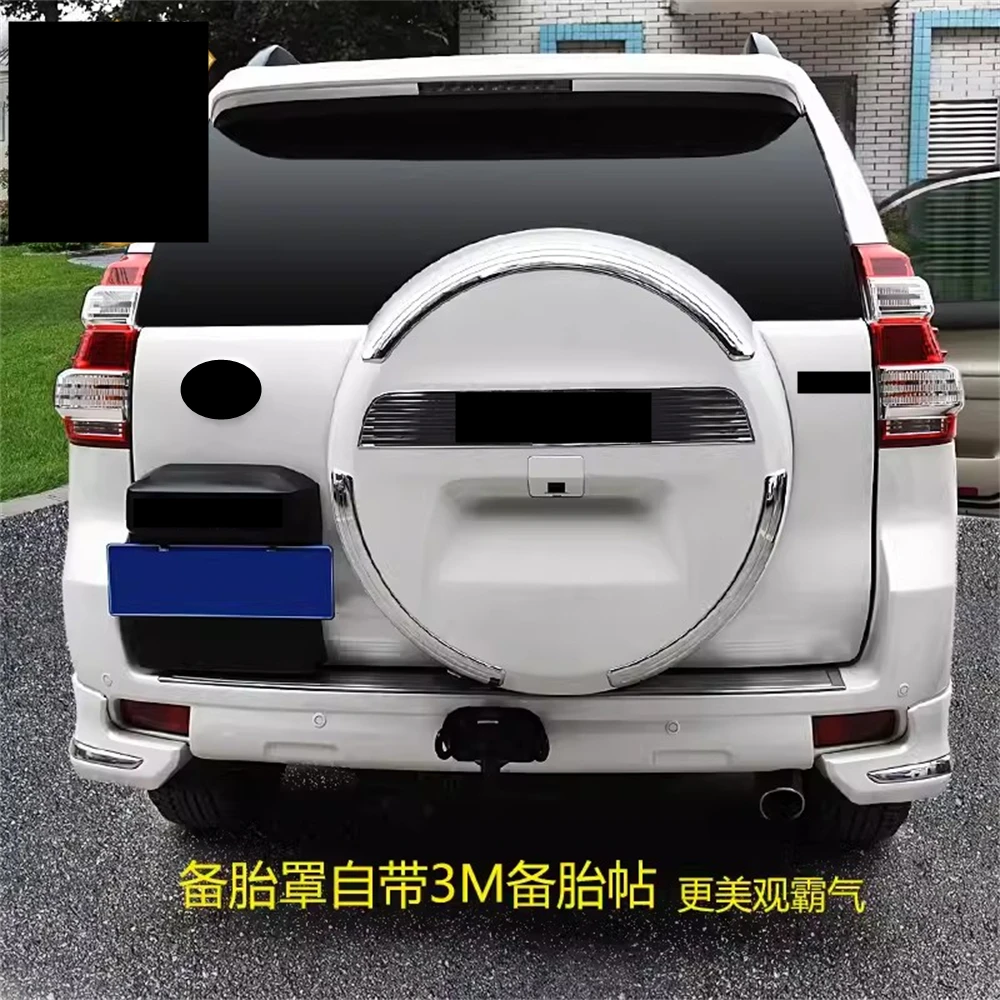 Car Spare Tire Cover for 10-23 TOYOTA LAND CRUISER PRADO 2700 Rear Spare Tire Protective Cover