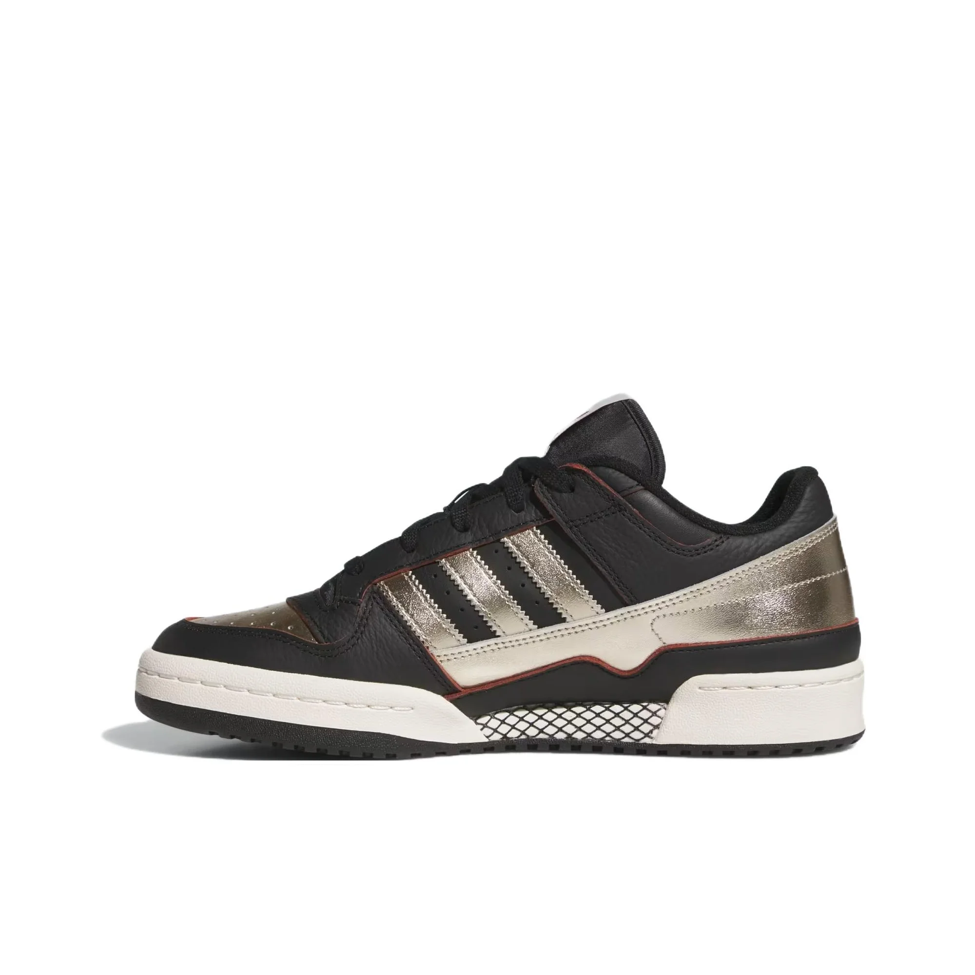 Adidas Originals FORUM Skateboard Shoes Men's Low Top Black JI3270