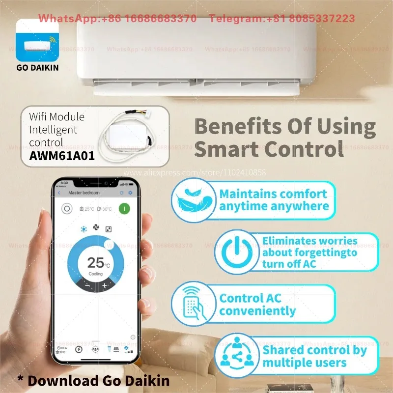 AWM61A01  Network Adaptor air conditioner Wifi Module Intelligent control R50084154474 Remote smart socket parts