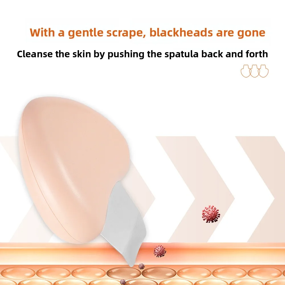 เครื่องมือกำจัดสิวหัวดำแบบแมนนวล, น้ำยาทำความสะอาดรูขุมขนบนใบหน้าและเครื่องดูดสิวหัวดำสำหรับการดูแลผิว, ไม้พายความงามแบบใช้ซ้ำได้สำหรับการกระชับ