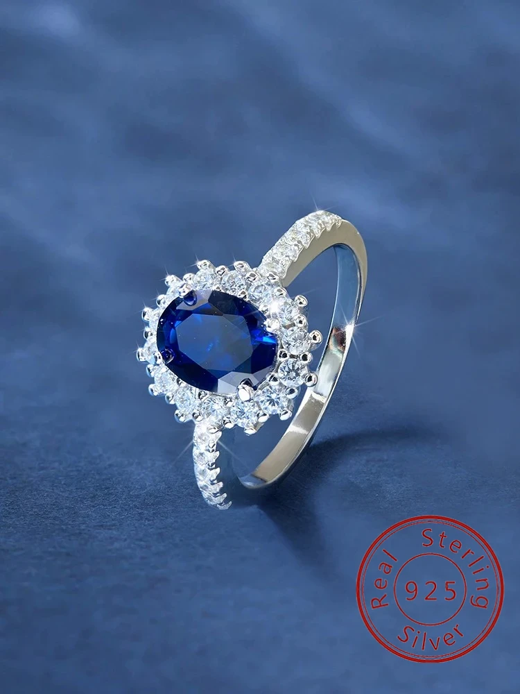 925 Sterling Silver Vintage Gorgeous Zircon Queen's Crown Ring For Women Engagement Wedding Luxury High Quality Fine Jewelry