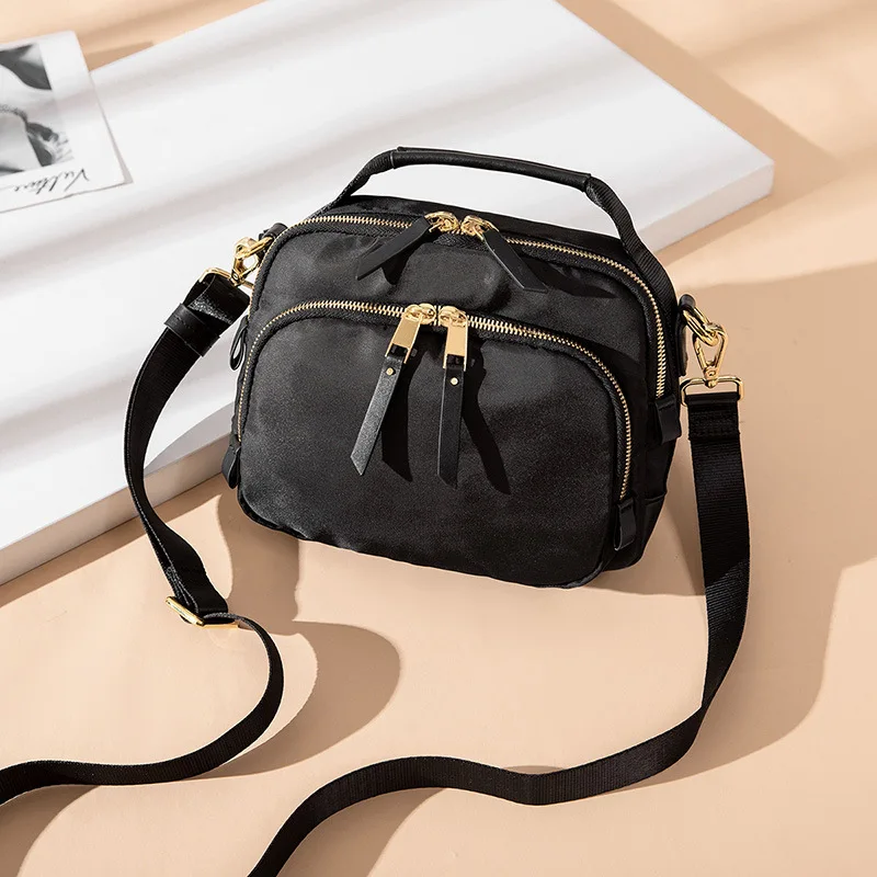 Bolsa de Ombro Casual Feminina em Nylon, Bolsa Transversal Simples e Fashion para o Dia a Dia 196308