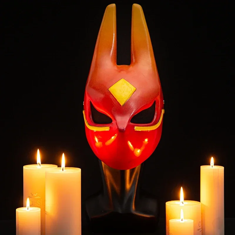 Game Sky: Children of Light Red Fox Ancestor Elder Mask Halloween Cosplay Party Accessories Gift Christmas Anime Shows