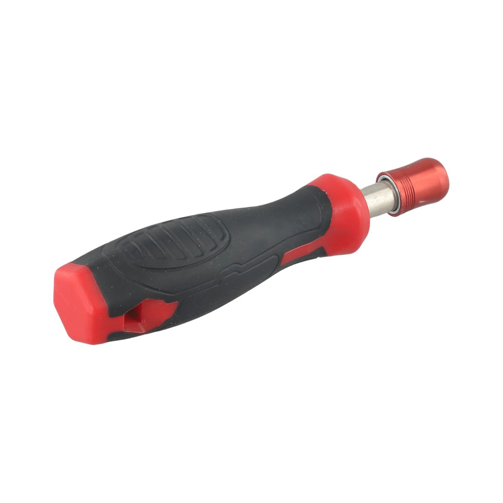 For Furniture Screw Driver Handle Screwdriver Handle Chrome Vanadium Steel Rubber Length 135mm Red Black Rod-Length 33mm