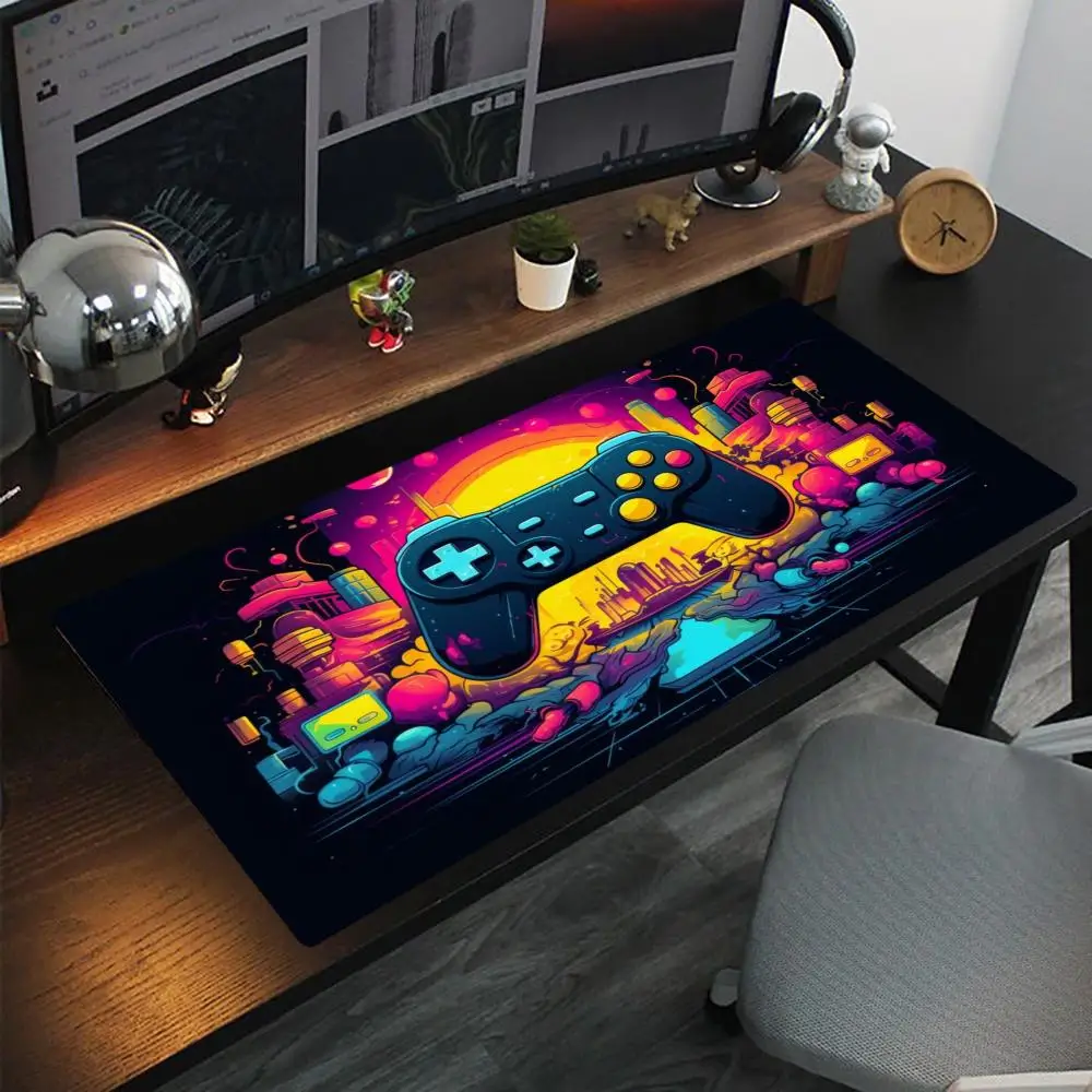 

XXL computer desk mat laptop anti-slip mat gamer mouse pad simple and comfortable natural rubber keyboard mat