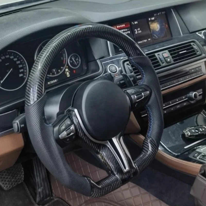 

Car Steering Wheel Custom Made Leather For BMW M Sport F-Chassis F80 F82 F87 F12 F13 F86 F33 M2 M3 M4 M5 M6 F85 X5 X6 F30