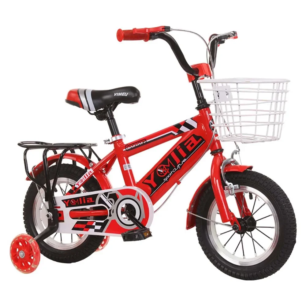 Children Bicycle 14 Inch Children Bicycle High Carbon Steel Frame Rear Hold Brake Sensitive And Safe Wear Resistant Tire