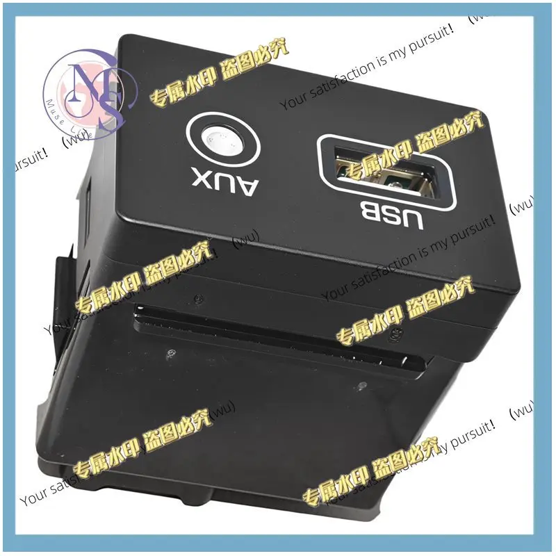 2pcs AUX Jack Plug USB Port Interface 96120-C1500 96120C1500 For Hyundai Sonata 2015-2017 Car Audio Adapter